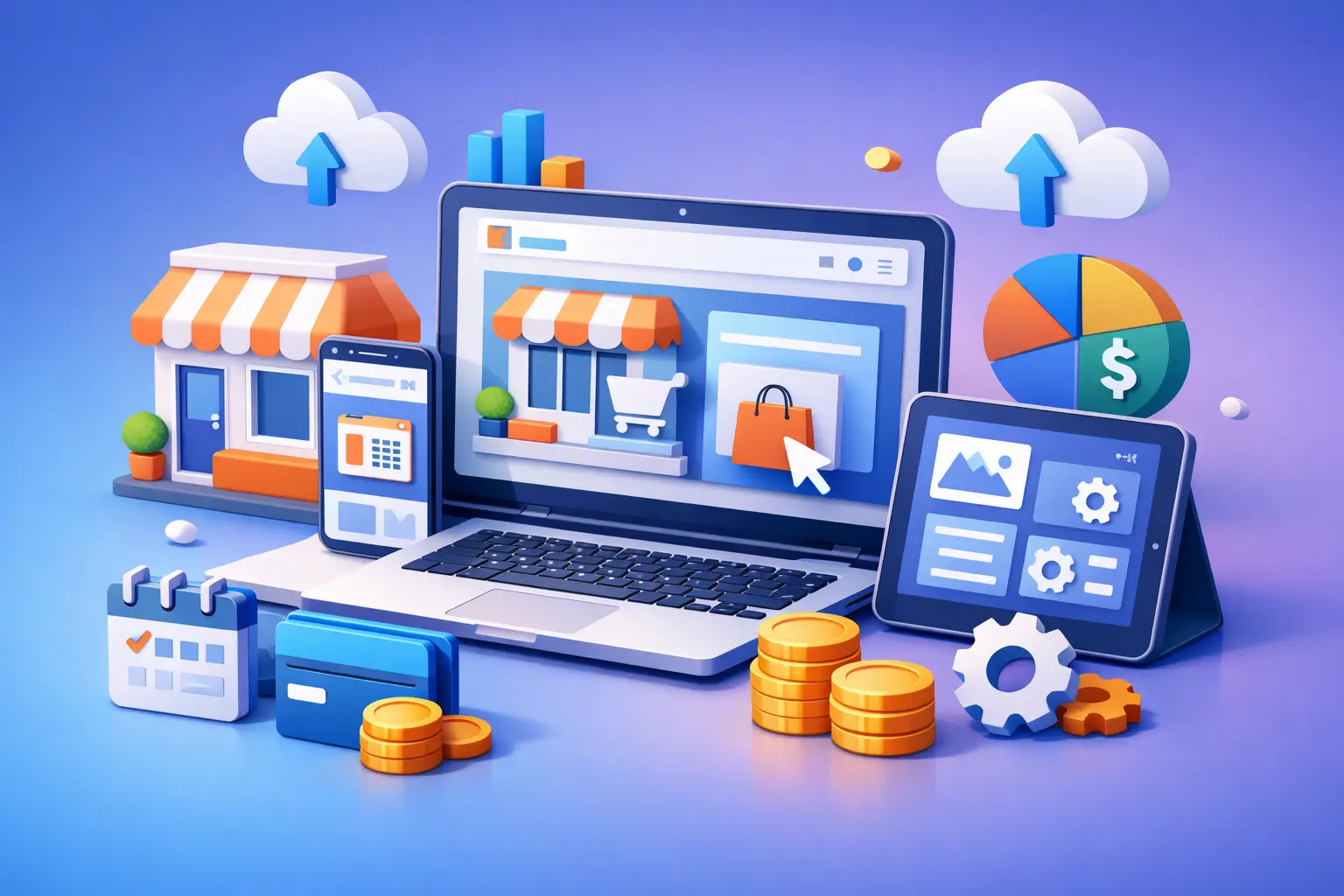 Pay Monthly Website for Small Business